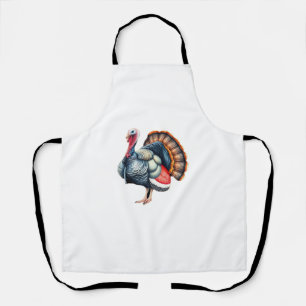 Regal Turkey Display Art Classic T-Shirt Apron