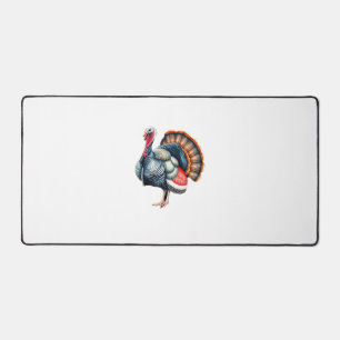 Regal Turkey Display Art Classic T-Shirt Desk Mat