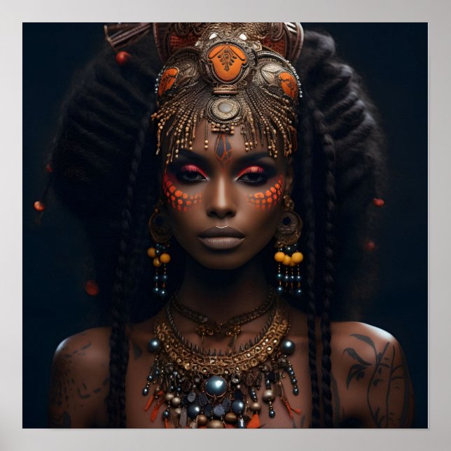Regal Warrior Portrait Poster (Front)