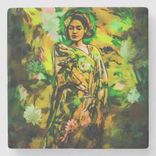 Regal Woman Stone Coaster