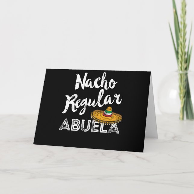 Regalo para Abuela Mexican Grandma Mothers Day Card (Front)