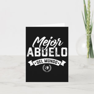 Regalo Para Abuelo Mejor Abuelo Del Mundo Dia Del Card