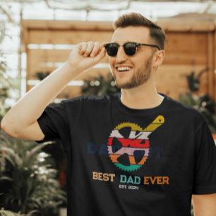 Regalo Personalizado Para Papa  amante al ciclismo T-Shirt