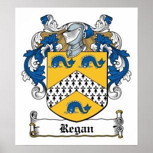 Regan Family Crest Poster