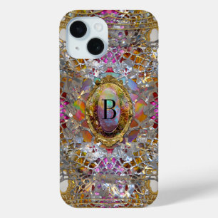 Regardez Rega Elegant Monogram iPhone 15 Case