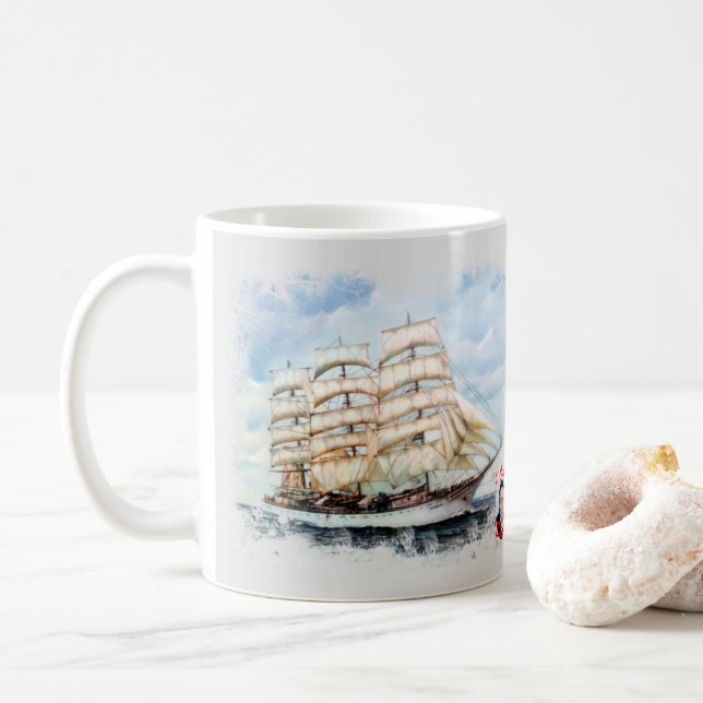 Regata Cutty Sark Coffee Mug (With Donut)