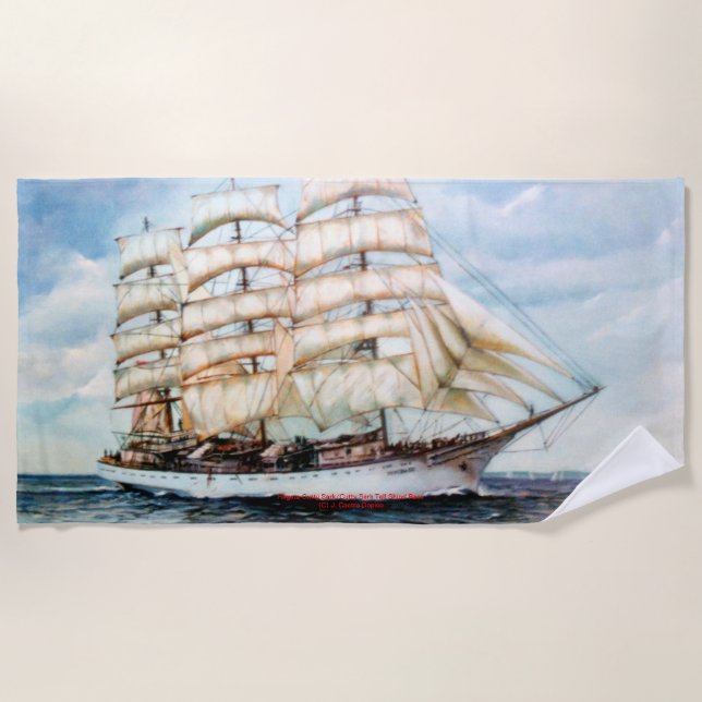 Regata Cutty Sark/Cutty Sark Tall Ships' Race Beach Towel (Front)