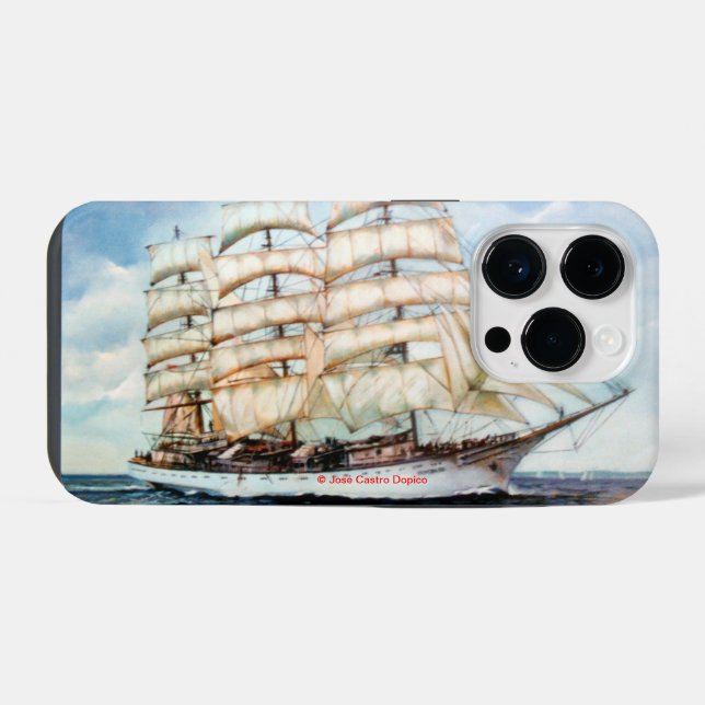 Regata Cutty Shark iPhone Case (Back Horizontal)