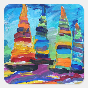 Regatta "Art by Kids" Square Sticker