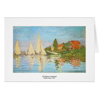 Regatta at Argenteuil by Claude Monet