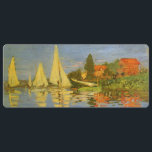 Regatta at Argenteuil by Claude Monet<br><div class="desc">Regatta at Argenteuil (1872) by Claude Monet is a vintage impressionism fine art nautical painting. You can see the reflection of the sailboats in the lake water. A maritime seascape with a yacht or boat race on a sunny summer season day. About the artist: Claude Monet (1840-1926) was a founder...</div>