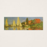 Regatta at Argenteuil by Claude Monet<br><div class="desc">Regatta at Argenteuil (1872) by Claude Monet is a vintage impressionism fine art nautical painting. You can see the reflection of the sailboats in the lake water. A maritime seascape with a yacht or boat race on a sunny summer season day. About the artist: Claude Monet (1840-1926) was a founder...</div>