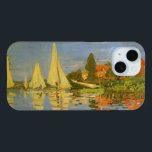 Regatta at Argenteuil by Claude Monet iPhone 15 Case<br><div class="desc">Regatta at Argenteuil (1872) by Claude Monet is a vintage impressionism fine art nautical painting. You can see the reflection of the sailboats in the lake water. A maritime seascape with a yacht or boat race on a sunny summer season day. About the artist: Claude Monet (1840-1926) was a founder...</div>