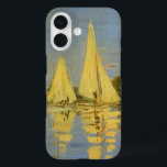 Regatta at Argenteuil by Claude Monet iPhone 16 Case<br><div class="desc">Regatta at Argenteuil (1872) by Claude Monet is a vintage impressionism fine art nautical painting. You can see the reflection of the sailboats in the lake water. A maritime seascape with a yacht or boat race on a sunny summer season day. About the artist: Claude Monet (1840-1926) was a founder...</div>