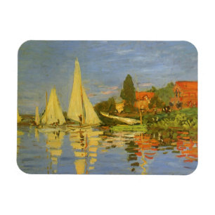 Regatta at Argenteuil by Claude Monet Magnet