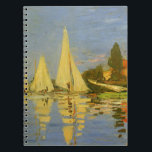 Regatta at Argenteuil by Claude Monet Notebook<br><div class="desc">Regatta at Argenteuil (1872) by Claude Monet is a vintage impressionism fine art nautical painting. You can see the reflection of the sailboats in the lake water. A maritime seascape with a yacht or boat race on a sunny summer season day. About the artist: Claude Monet (1840-1926) was a founder...</div>