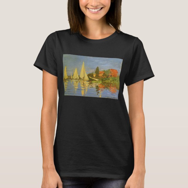 Regatta at Argenteuil by Claude Monet T-Shirt (Front)