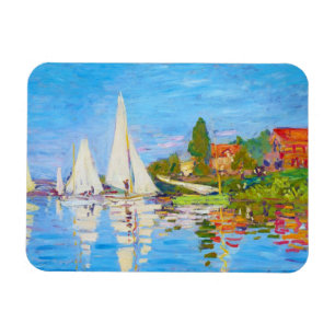 Regatta at Argenteuil Claude Monet Magnet
