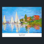 Regatta at Argenteuil Claude Monet Poster<br><div class="desc">Regatta at Argenteuil Claude Monet cool,  old,  master,  masterpiece,  fine,  retored,   impressionism,  paint,  painting,  vibrant,  saturated,  colour,   beautiful,  nice,  quality,  high,  resolution,  landscape,  scenery,   post,  decoration,  colours,  paris,  france,  renewed best,  seller,  colourful, cheap</div>