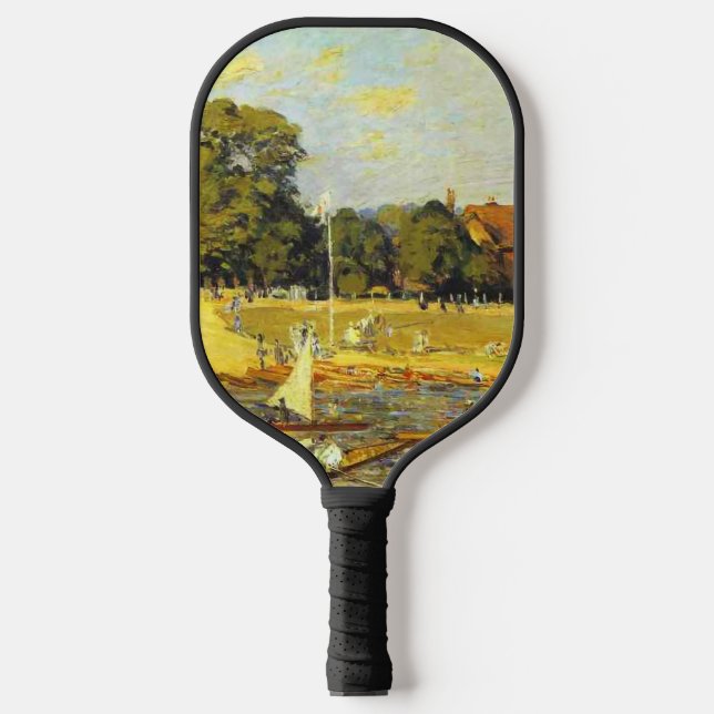 Regatta at Hampton Court Alfred Sisley Poster Pickleball Paddle (Front)