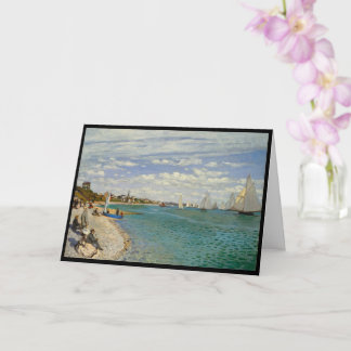 Regatta at Sainte-Adresse, Monet Card