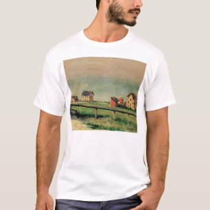 Regatta at Villerville by Gustave Caillebotte T-Shirt
