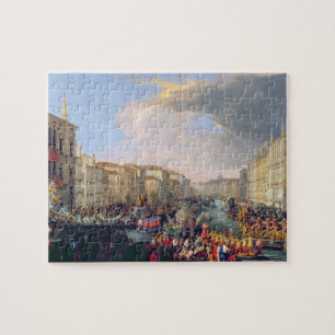 Regatta Held in Honour of Frederick VI of Denmark Jigsaw Puzzle