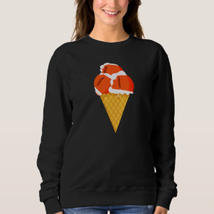 Regby Triple Scoop Ice Cream Cone Sweatshirt