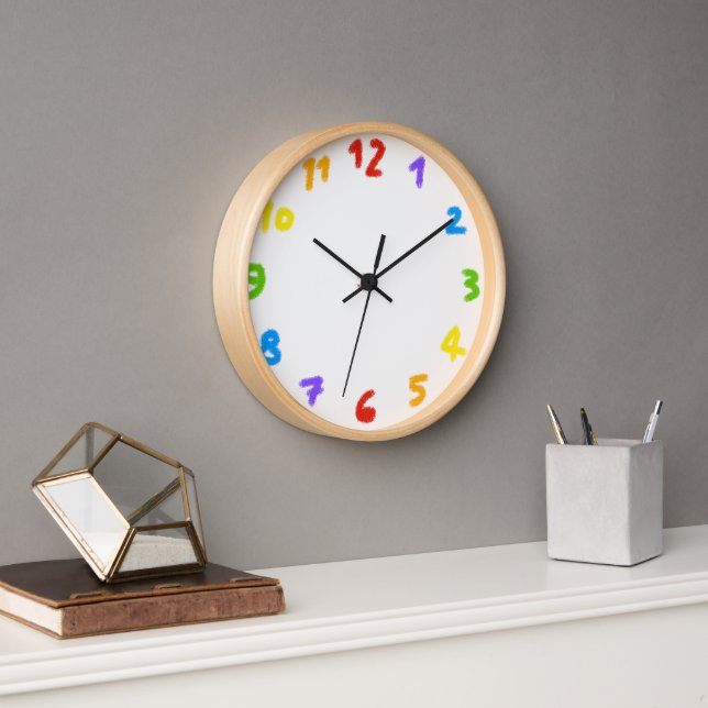 Regenbogen Wanduhr Clock (Office)
