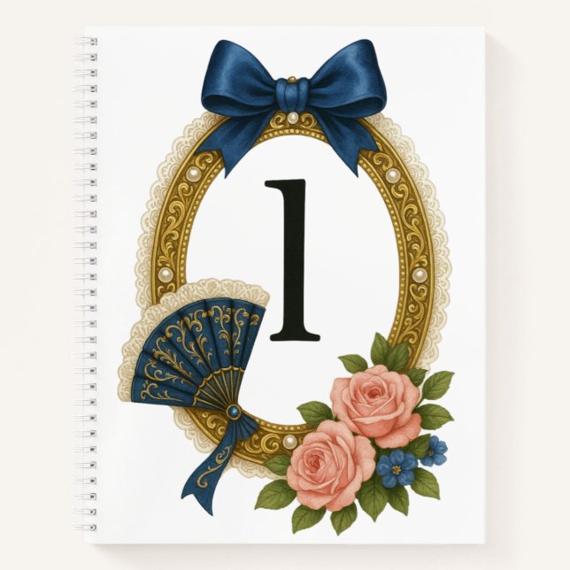 Regency Art Letter L Luxury Monogram Journal (Front)