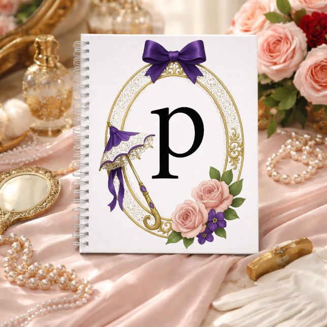  Regency Art Letter P Luxury Monogram Journal (Creator Uploaded)