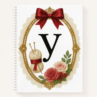 Regency Art Letter Y Luxury Monogram Journal