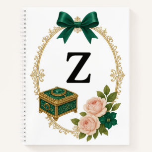 Regency Art Letter Z Luxury Monogram Journal 