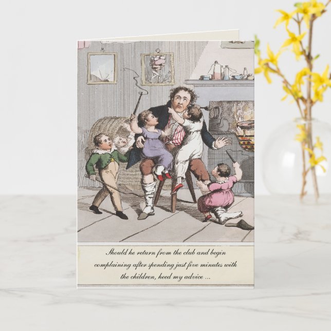 Regency Austen Funny Mother's Day Girl's Trip Card (Yellow Flower)