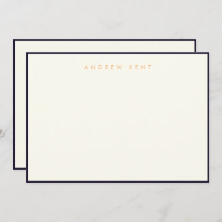 Regency Border Flat Note Card 5"x7"