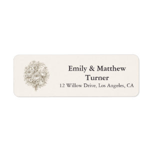 Regency Botanical Engraving Wedding