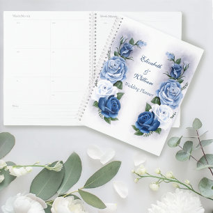 Regency Bridgerton Blue Roses Cameo Planner