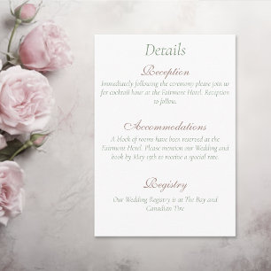 Regency Bridgerton Pink Roses Cameos Enclosure Card
