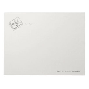 Regency Epistolary Dark Academia  Notepad