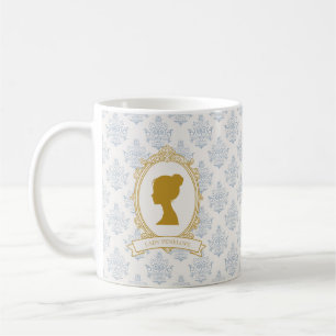 Regency Era Blue and Gold Bridal Shower Coffee Mug