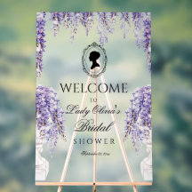 Regency Era Lilac Floral Bridal Shower