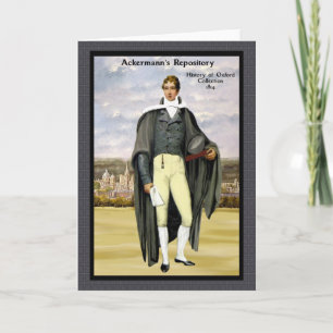 Regency Fashion 1814 greeting card