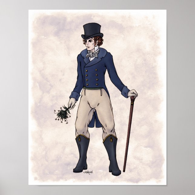 Regency Fashion - Gentleman #1 - 11x14 Art Print (Front)