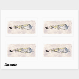 Regency Fashion - Lady #1 - 4 Sticker Sheet