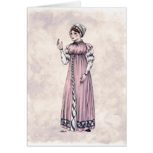 Regency Fashion - Lady #6 - Art Card