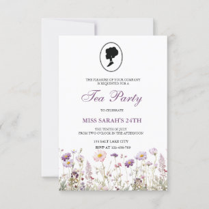 Regency Garden Birthday Party Invitation