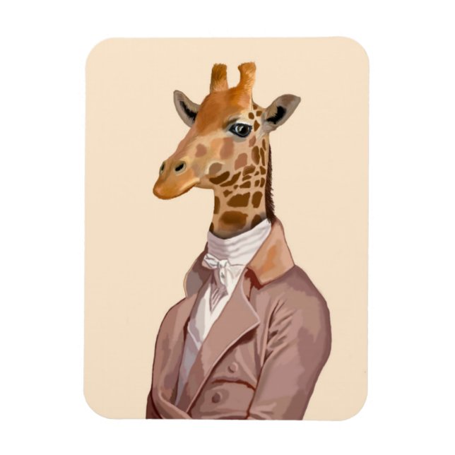 Regency Giraffe 2 Magnet (Vertical)