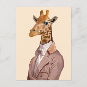 Regency Giraffe 2 Postcard