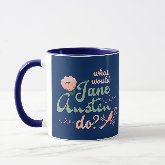 Regency Jane Austen Romantic Mug (Left)