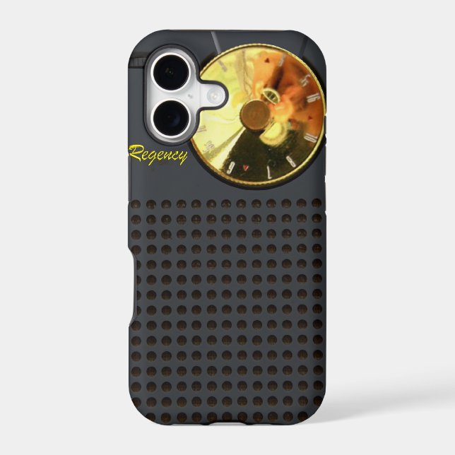 Regency Transistor Radio iPhone Case (Back)